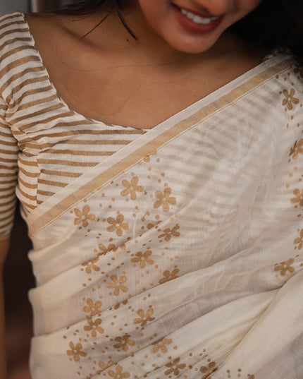 Padma-Handcrafted Chanderi Silk Saree